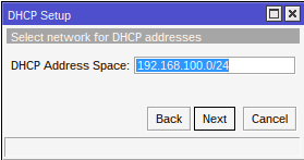 DHCP Server Network DHCP Server Network